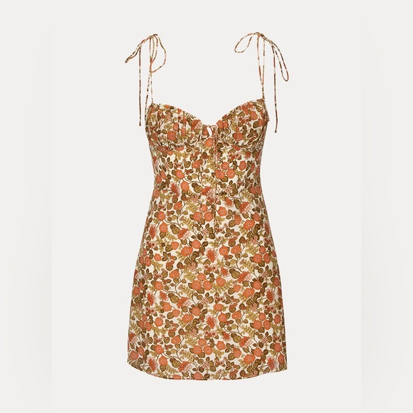 Realisation Par Dresses & Skirts - Realisation 100% SILK The Devon in 70s Floral XS